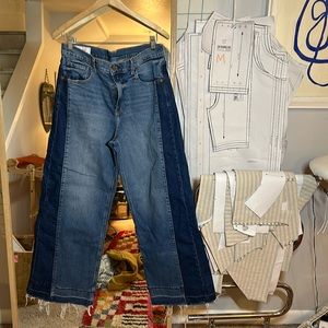 High Rise Stride Wide-Leg Jeans Size 12/31